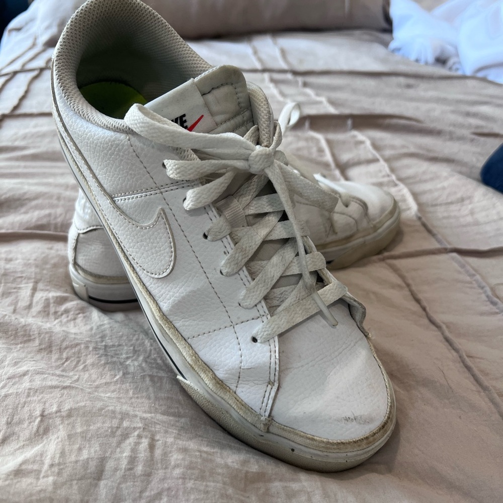 Nike Legacy White and Gray Casual Sneakers